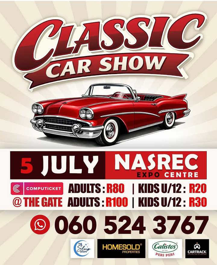 Classic Car Show Flyer Front